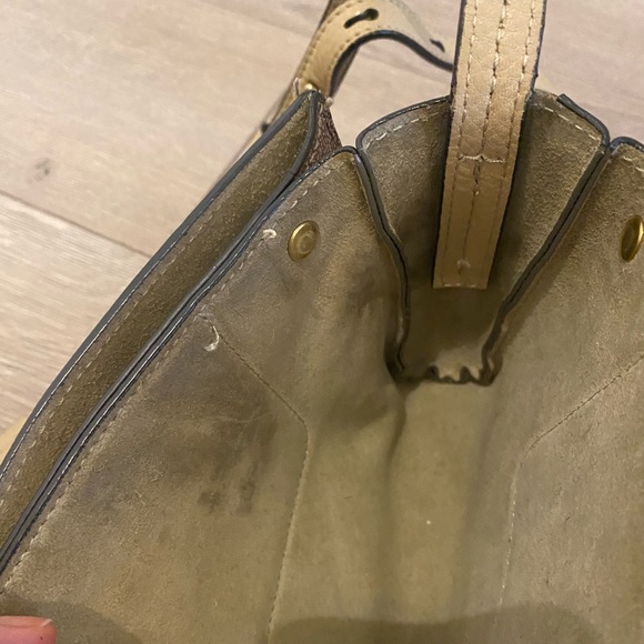 Chloe metallic goatskin small Faye crossbody bag - Picture 7 of 12